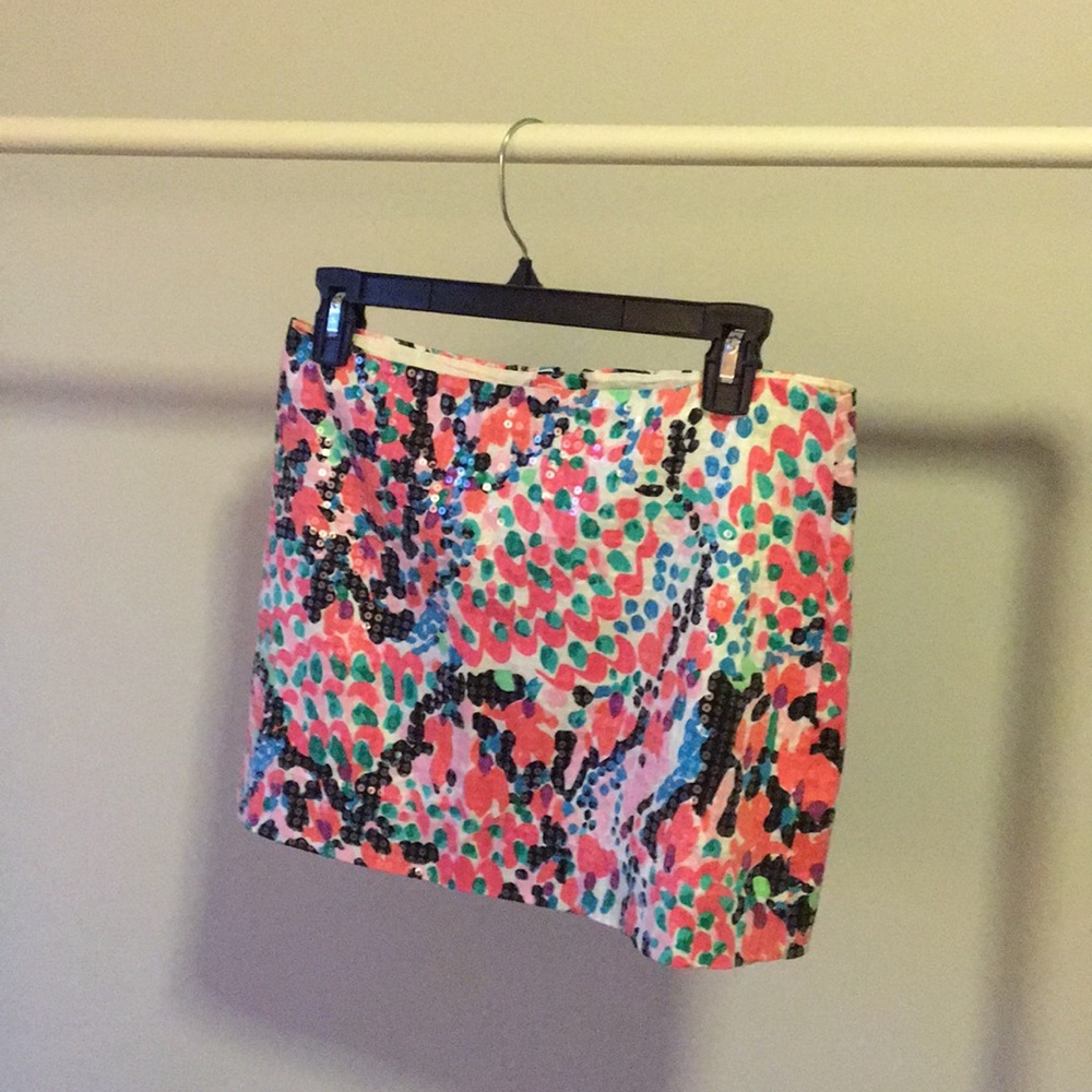 Lilly Pulitzer Sequins Mini Skirt